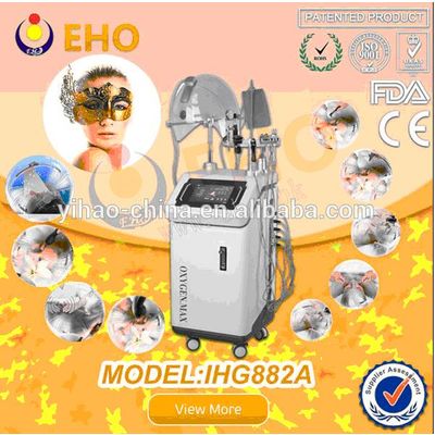 IHG882A oxygen jet with led scar removal hyperbaric oxygen facial machine