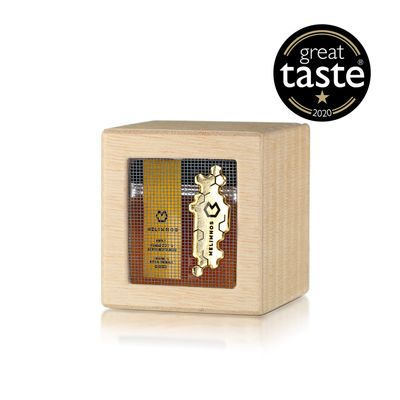 Wooden Gift box Honey from wild herbs & thyme, 120g