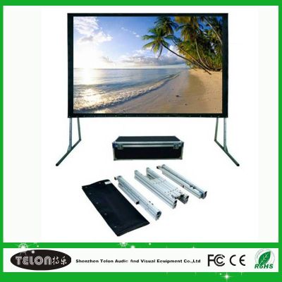fast fold projection  screen