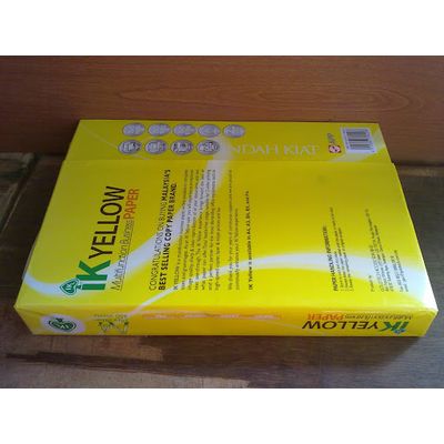 IK Yellow A4 copy paper for sale in Thailand