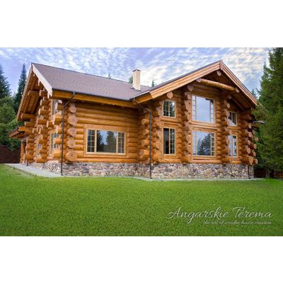 Handcrafted log home, directly from manufacturer in Siberia