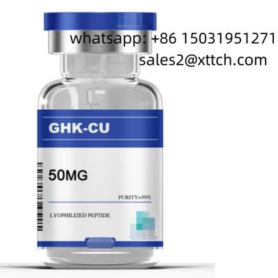 High Purity Cosmetic Copper Tripeptide-1 CAS 89030-95-5 Ghk-Cu for Anti-Aging
