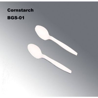 BGS-01 Spoon cornstarch material eco-friendly cutlery