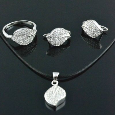 925 Silver Ornament Jewelry Sets Silver Earrings for Girls