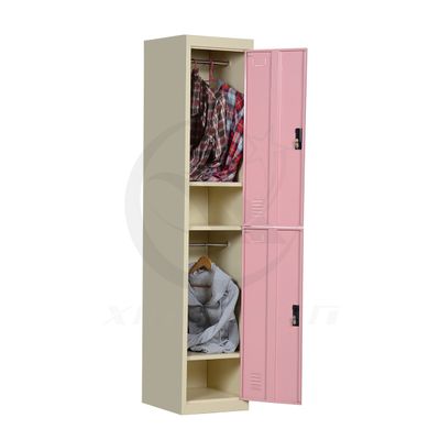 Space saving favorable price 2 door clothes locker