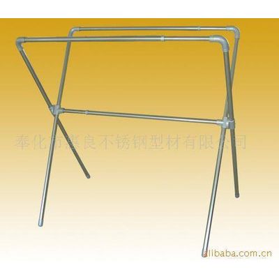 X folding stainless steel folding laundry drying rack/stand clothes dryer