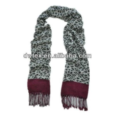 leopard scarf or pashmina muffller 2013