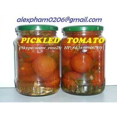 PICKLED TOMATO/ TOMATO IN OWN JUICE/ PEELED TOMATO/ CHERRY TOMATO/ TOMATO PASTE/MIX TOMATO & GHERKIN