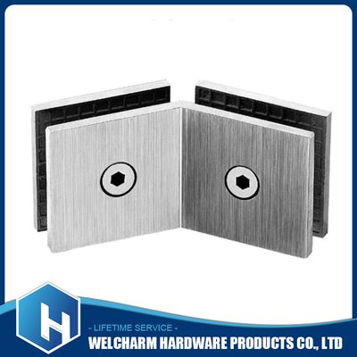 Glass Square Partition Hinge 135 Degree Two Sides