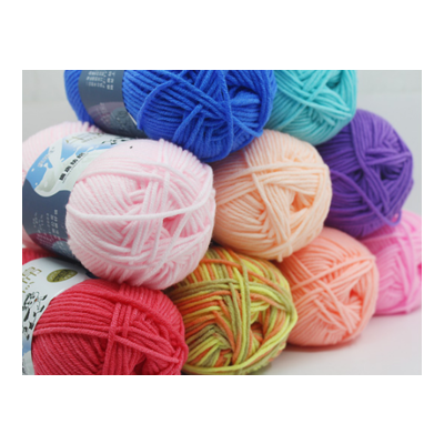 Milk cotton yarn, crochet stock acrylic yarn for hand knitting yarn