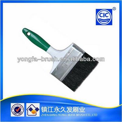 Double Colors Nice Big Stainless Iron Ferrule Plastic Handle Paint Brush