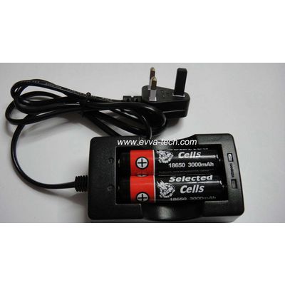 Flashlight Battery Charger for 18650 Li-ion battery