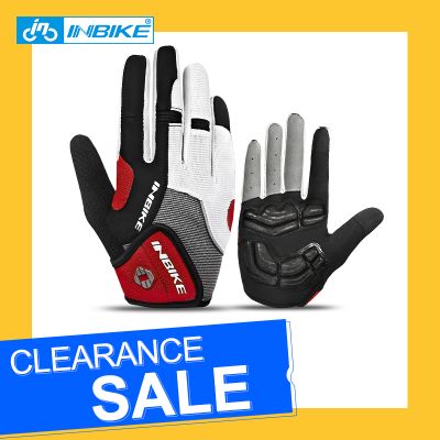 INBIKE Outdoor Sports Full Finger Shockproof Skiing Racing MTB Bike Bicycle Cycling Gloves IF239