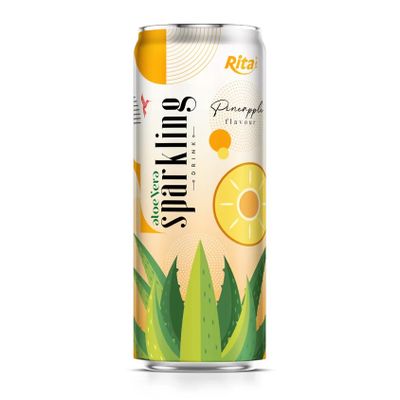 Sparkling Drink Aloe Vera Juice Pineapple Flavour From Rita Manufacturer