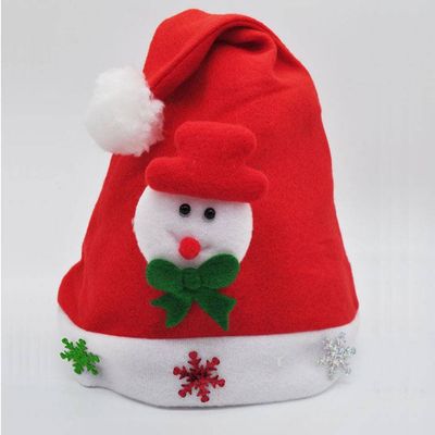 Festival Party Christmas Gift Santa Hat Decorated Supplier For Adult and Kids