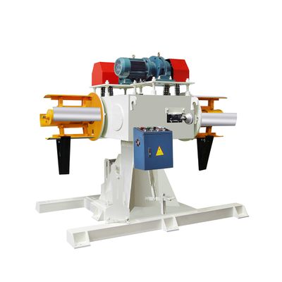 Double heads uncoiler machine metal sheet decoiler electrical machinery with motor power and speed c