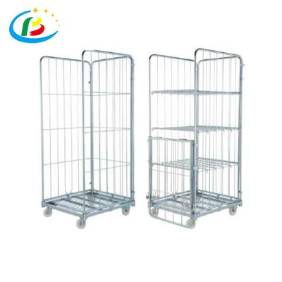 Warehouse Industrial Cheap A Frame Cargo Transport Galvanized Roll Cage for Sale