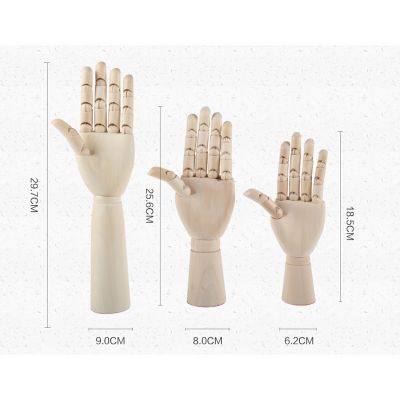 wholesale natural wood mannequin hand