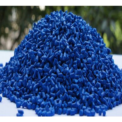 Supply HDPE blue barrel recycling extruded particles