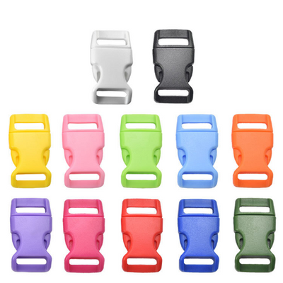 3/8" buckle 10mm colorful plastic buckles