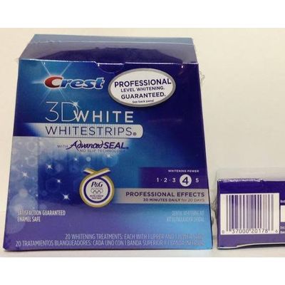 Crest professional whitestrips teeth whitening strips