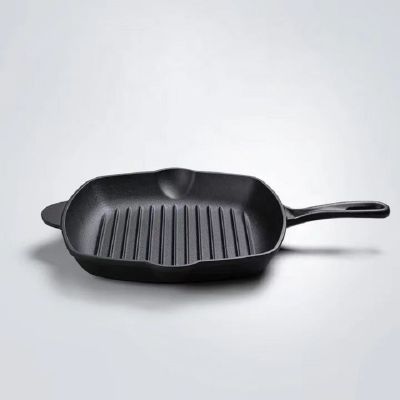 Hot Sell Multifunction Cheap Nonstick Cast Iron Vegetable Oil Square Bbq Fry Pans Grill & Griddles