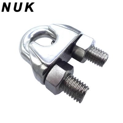 US type Wire Rope Clips Cable Clamps, Stainless Steel U Bolt Saddle Fastener