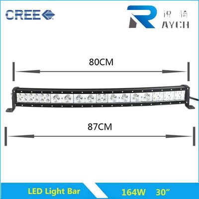 164w curved led bar lights