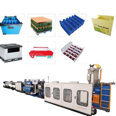 PP Corrugated Plastic Hollow Sheet Corrugated Box Package Box Production Line