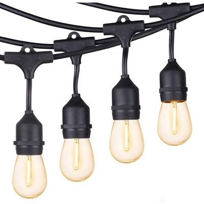 S14 Outdoor camping led light string waterproof decoration S14 light bulb canopy atmosphere lamp