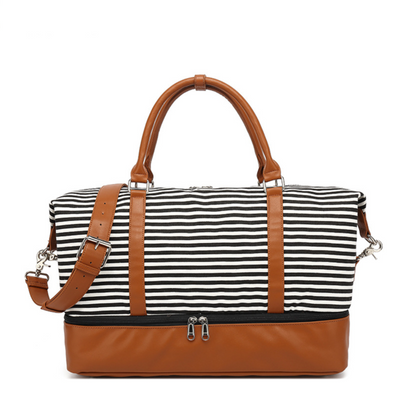 Fashion Striped Travel Bag