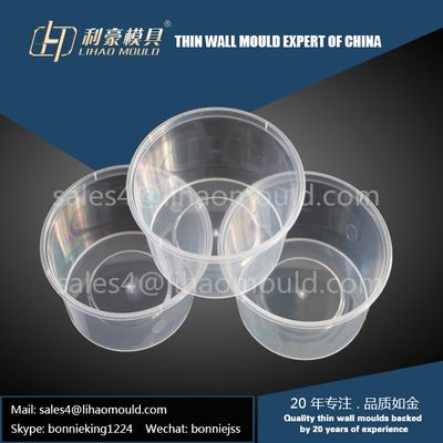 one time use round container mould solution