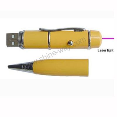 USB Flash Disk With Ball Pen And Laser Pointer 3-in-1