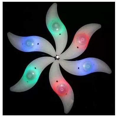 LED bicycle spoke lamp mountain bike willow steel wire lamp colorful wind fire wheel