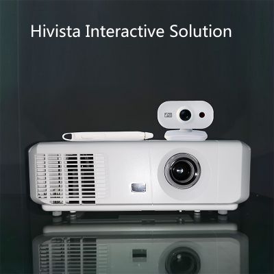 Hivista DLP Long Focus Projector + Portable Interactive Whiteboard F-35L Complete Solution