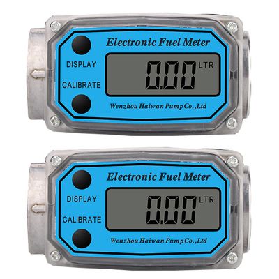 Digital Pulser Turbine Flow Meter with High Precision for Oil Water Electronic Flowmeter LCD Display