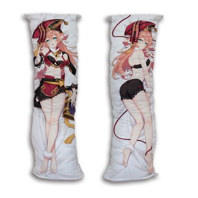 Wholesale Custom sublimation print genshinimpact anime dakimakura OEM ODM body pillow 50x150cm