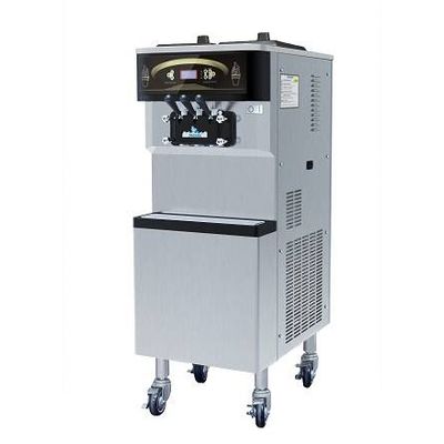 soft ice cream machine with stainless steel shell and pre-cooling function