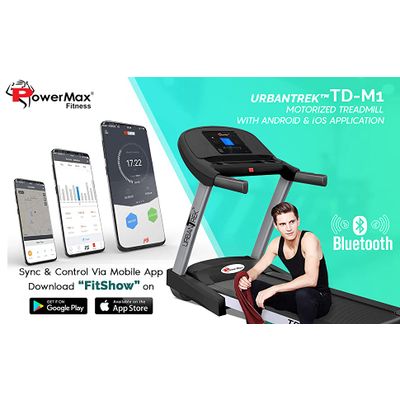 UrbanTrek TD-M1 Motorized Treadmill with Android & iOS Application
