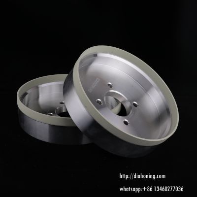 Vitrified bond diamond grinding wheels for PCD tools