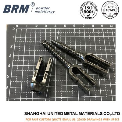 Metal injection molding pedical screw for medical device