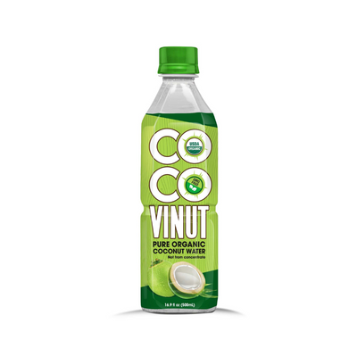 500ml VINUT Natural Coconut water OEM Wholesale Price Beverage Manufacturer USDA ORGANIC