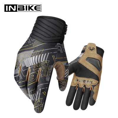 INBIKE Anti Wear Hard Shell Touch Screen Bicycle Bike Motocross Racing Motorcycle Gloves IM903