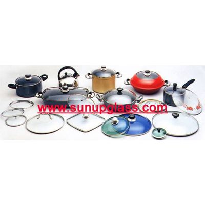 different shape glass lid for all kinds of cookware
