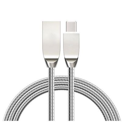 Micro USB Cable Zinc Allloy Ultra Durab le Metal Date Line for Android