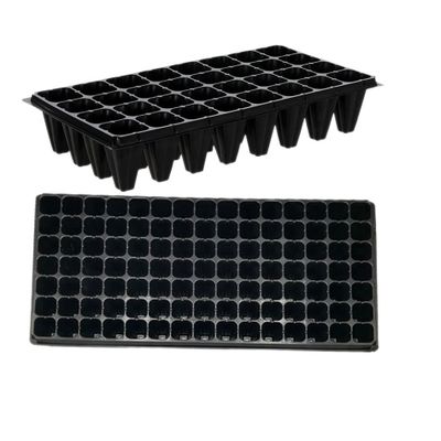 Black Heavy Duty Custom Plastic Seedling Tray
