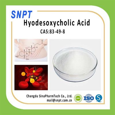 Hot Sale&Fresh Stock 99% Hyodesoxycholic Acid HDCA CAS 83-49-8, Manufacturer Supply EP USP BP JP