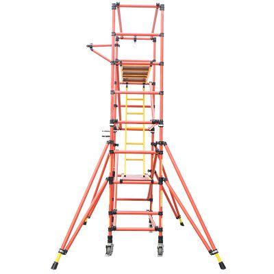Good Quality Insulated platform scaffolding Indoor Outdoor Fiberglass Scaffold with wheels