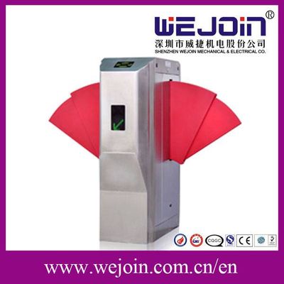 Flap Barrier Gate With Widen Flap and Safe Internal Construction Design For Access Control System