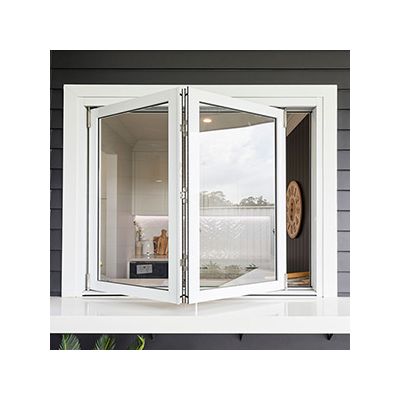 Exterior Facade Aluminum Alloy Glass Folding Windows